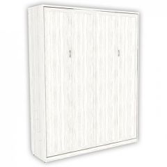 Шкаф-кровать подъемная 1600 (вертикальная) арт. К04 Арктика | фото 2