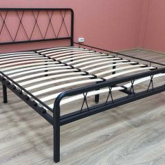 Кровать "Клэр" КМД18 Черная (900*2000) (ножки-черные) | фото 3