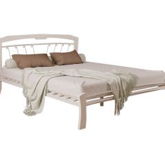 Кровать "Муза 4 Лайт" КМД9 Белая (1600*2000) (ножки-белые) с коваными изделиями | фото 2