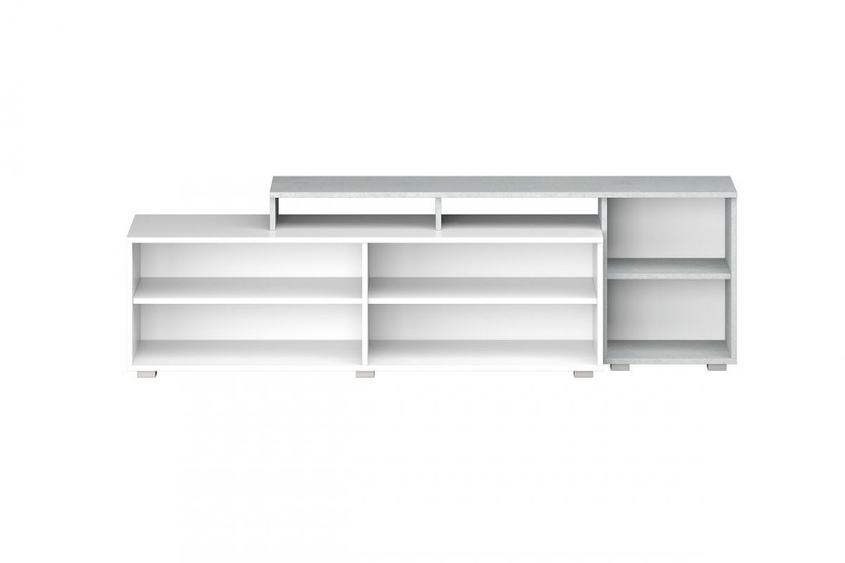 Тумба Эльза Бетонный Камень/Белый | фото 2