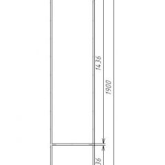 Шкаф для Одежды ЭШ1-РП-19-4 (ручка профильная) серия "Экон" | фото 2