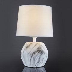 Настольная лампа декоративная Escada Marble 10163/T White | фото 2