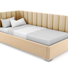 Кровать угловая Хлоя интерьерная +основание/ПМ/бельевое дно (80х200) | фото 20