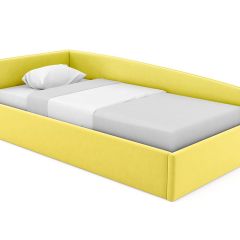 Кровать угловая Лэсли интерьерная +основание/ПМ/бельевое дно (80х200) | фото 16