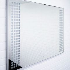 Зеркало Cosmo 100 alum с подсветкой Sansa (SC1004Z) | фото 2