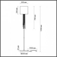 Торшер Odeon Light Nicole 4886/1F | фото 4