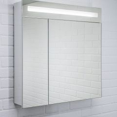 Шкаф-зеркало Аврора 60 с подсветкой LED Домино (DV8005HZ) | фото 6