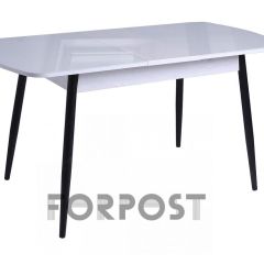 Стол раздвижной со стеклянной столешницей (BLACK, WHITE) | фото 4