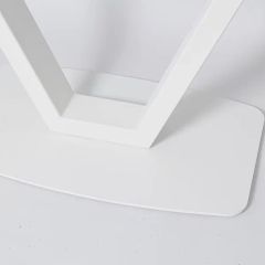 Стол Лотус раздвижной со стеклом (белый) | фото 2