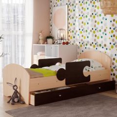 Кровать "Мозайка" на ламелях + бортики + ящики | фото 10