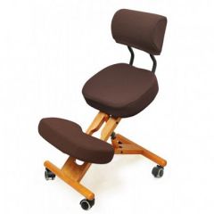 Коленный стул со спинкой Smartstool KW02В + Чехлы | фото 7