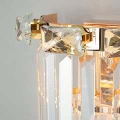 Накладной светильник Eurosvet Elegante 10130/1 золото/прозрачный хрусталь Strotskis | фото 3