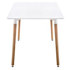 Стол деревянный Table 120х80х73 white / wood | фото 4