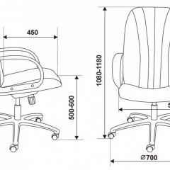 Кресло для руководителя T-898/3C11BL | фото 10
