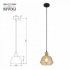 Подвесной светильник Rivoli Ada Б0055363 | фото 6