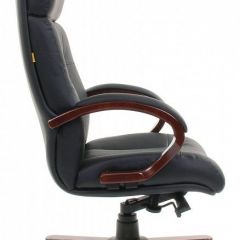 Кресло для руководителя Chairman 421 черный/орех темный, черный | фото 3