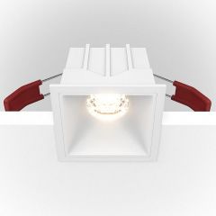 Встраиваемый светильник Maytoni Alfa DL043-01-10W3K-D-SQ-W | фото 2