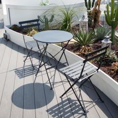 Комплект садовой мебели OTS-001R (стол + 2 стула) металл | фото 10