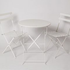 Комплект садовой мебели OTS-001R (стол + 2 стула) металл | фото 4