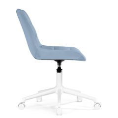 Офисное кресло Честер голубой (velutto 47 ) / белый | фото 4