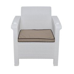 Комплект уличной мебели Yalta Premium Terrace Triple Set (Ялта) белый (+подушки под спину) | фото 7