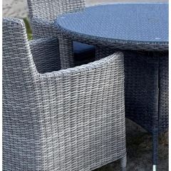 Комплект плетеной мебели AM-395C/T395 Grey 4Pcs (4+1) | фото 2