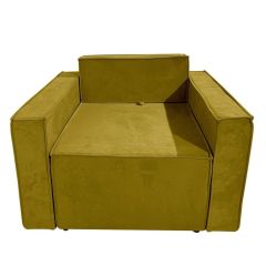 Кресло-кровать Принц КК1-ВГ (велюр горчичный) | фото 2