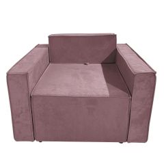 Кресло-кровать Принц КК1-ВР (велюр розовый) | фото 2