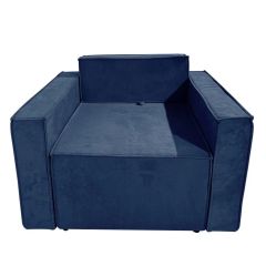 Кресло-кровать Принц КК1-ВСи (велюр синий) | фото 2