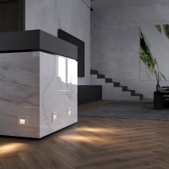 Заглушка для поста с подсветкой, без рамки Werkel белый W1154601 | фото 4