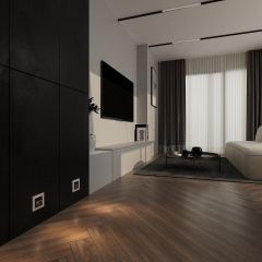 Заглушка для поста с подсветкой, без рамки Werkel черный матовый W1154608 | фото 4