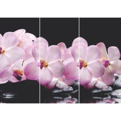 Стол Бостон-3 (Розовая Орхидея) 1100/1420*700, опора Брифинг | фото 2