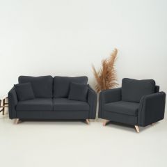 Комплект мягкой мебели 6134+6135 (диван+кресло) | фото 6