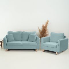 Комплект мягкой мебели 6134+6135 (диван+кресло) | фото 7