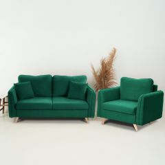 Комплект мягкой мебели 6134+6135 (диван+кресло) | фото 8