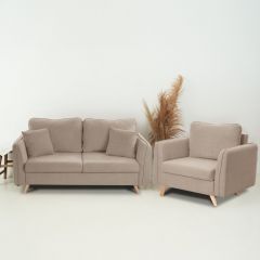 Комплект мягкой мебели 6134+6135 (диван+кресло) | фото 10