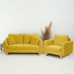 Комплект мягкой мебели 6134+6135 (диван+кресло) | фото 11