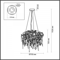 Подвесная люстра Odeon Light Chainy 5066/12 | фото 5