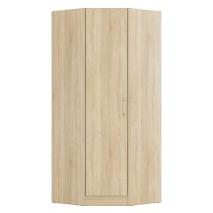 Стандарт Шкаф угловой, цвет дуб сонома, ШхГхВ 81,2х81,2х200 см., универсальная дверь, боковина для соединения со шкафами глубиной 52 см. | фото 3