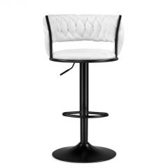 Барный стул Lotus white / black | фото 2