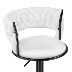Барный стул Lotus white / black | фото 5