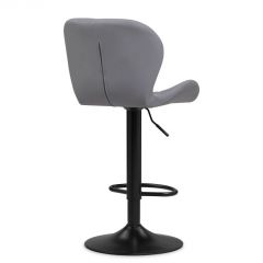 Барный стул Trio light gray / black | фото 4