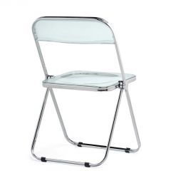 Пластиковый стул Fold складной clear gray-blue | фото 4
