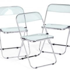 Пластиковый стул Fold складной clear gray-blue | фото 10