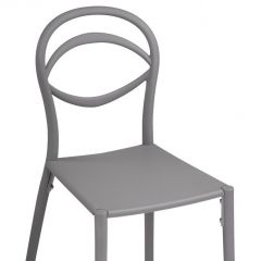 Пластиковый стул Simple gray | фото 2