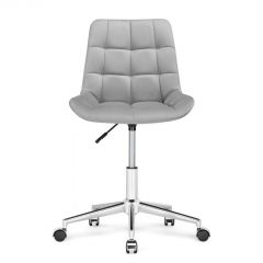 Офисное кресло Честер светло-серый / хром | фото 4