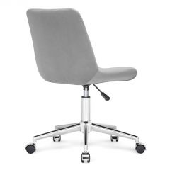 Офисное кресло Честер светло-серый / хром | фото 6