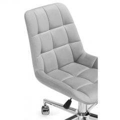 Офисное кресло Честер светло-серый / хром | фото 10