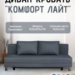 Диван-кровать Комфорт ЛАЙТ без подлокотников (2 подушки) BALTIC BITTER | фото 19