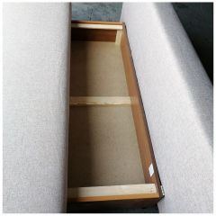 Диван-кровать Комфорт без подлокотников BALTIC COFFE-LATTE (2 подушки) | фото 12